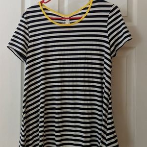 Black and white striped t-shirt